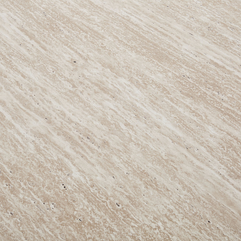 Table basse cylindrique 34,65 po, Bois naturel