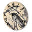 Horloge murale monochrome en bois-63904012