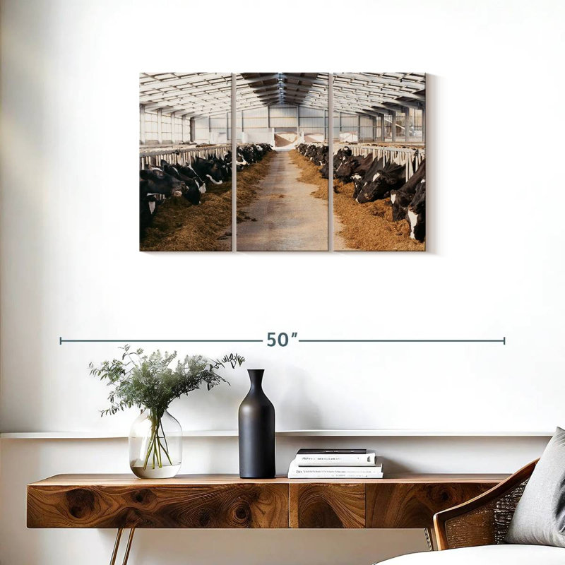 Brampt Barn Cows, 20" H x 33" W