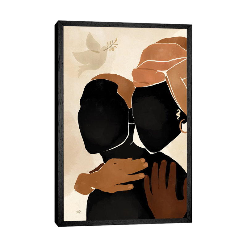 Protect 1 Piece Wall Art on Canvas, 101.6 cm H x 66.04 cm W, Black Framed Canvas