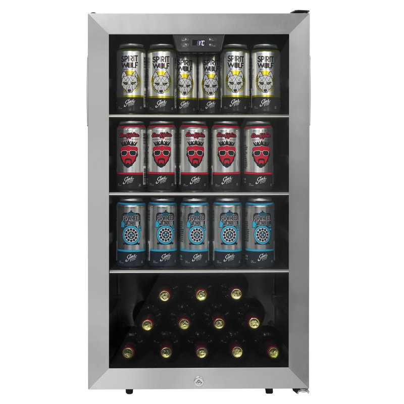 Réfrigérateur à boisson autoportant à 115 canettes