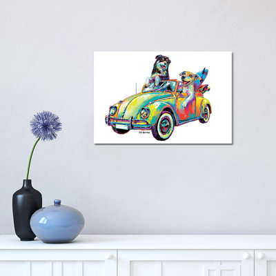Couple Car by P.D. Moreno - Print on Canvas