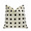 Housse de coussin en velours Domino