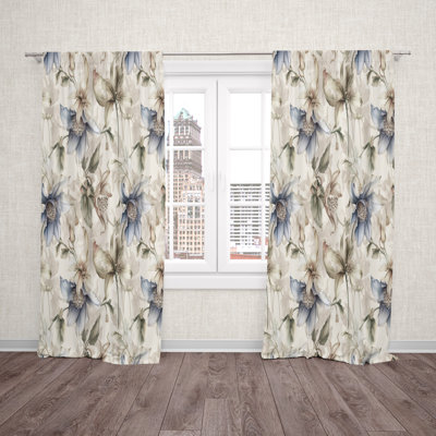 Bediha Room Darkening Curtain Pair