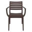 Chaise de salle à manger empilable pour patio Melissus-797481234