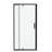 32"-36"W X 72"H Premium Pivot Swing Semi-Frameless Shower Door With 1/4"Tempered Clear Glass-114862793