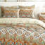 Bohemian Floral Medallion Duvet Cover Set – Reversible Patterned Bedding with Soft Cotton Blend-1109064646