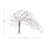 Metal Indoor Outdoor Tree Home Wall Decor with Long Branch