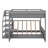 Full Size Convertible Bunk Bed With Drawers-165814366