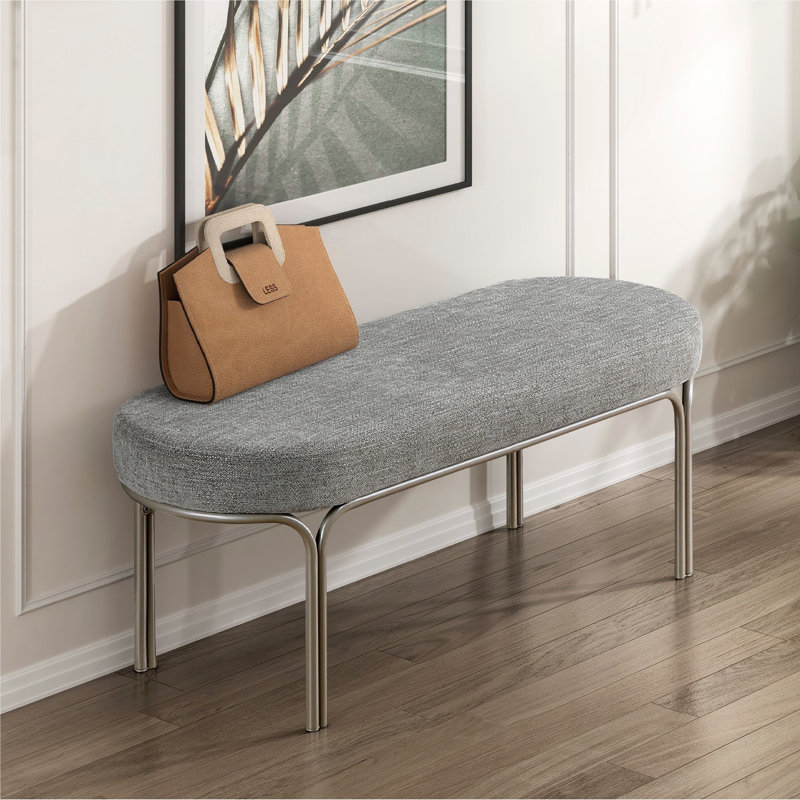 Banc élégant en chenille