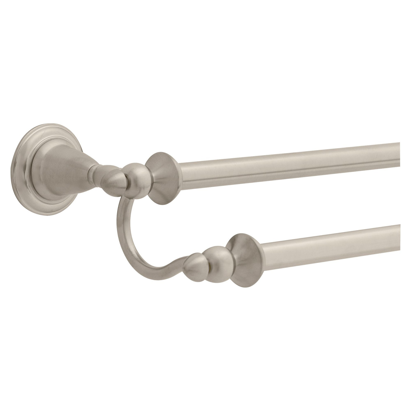 Victorian 24" Wall Mounted Towel Bar, Brilliance Stainless