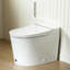 Toilettes bidet intelligentes modernes Casta Diva® pour toute la famille, capteur de zone complète pour la sécurité des enfants, protection en mousse, réservoir et pompe intégrés pour une chasse d'eau puissante, température 4 saisons, siège chauffant, fermeture ralentie