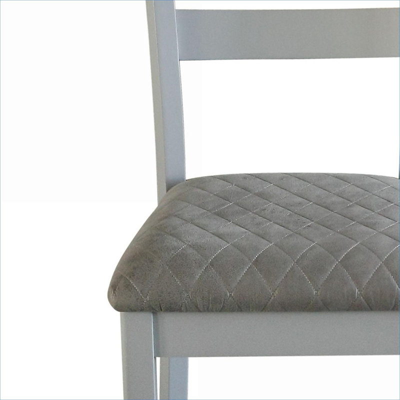 Ensemble de 2 chaises d'appoint rembourrées pour la salle à manger et le salon