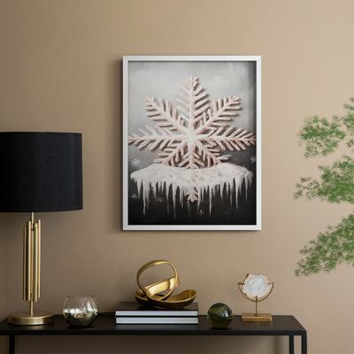 Art des Fêtes de Noël - série 2 - CECLIX, reproduction encadrée - bois massif