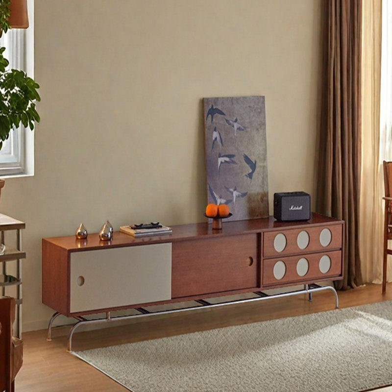 Meuble télé de style rétro et simple, H 20,47 po x L 70,86 po x l 15,74 po