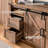 Marckson 70'' Barn Door TV Stand with 36" Electric Fireplace,  Fireplace TV Stand For TVs Up To 80" with Storage Drawers-39067882