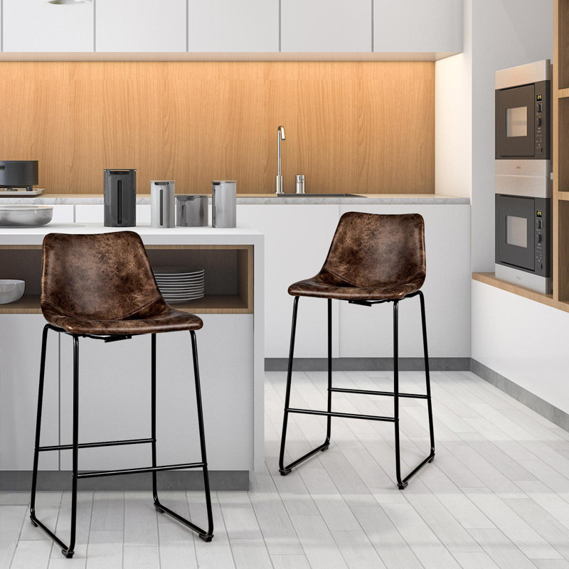 Tabouret de bar 30 po Lolotte, Brun