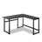 Ferrill L-Shaped Metal Base Writing Desk