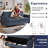 Linen Flared Arm Loveseat with Storage-47937124-41116177