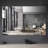 Ebern Designs Frameless Rectangle Full Length Metal Wall Mirror Set Home Gym Mirror with Tempered Glass -1655954649