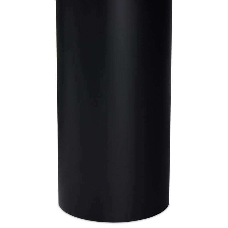 Belle Oval Marble Dining Table, Black Marble