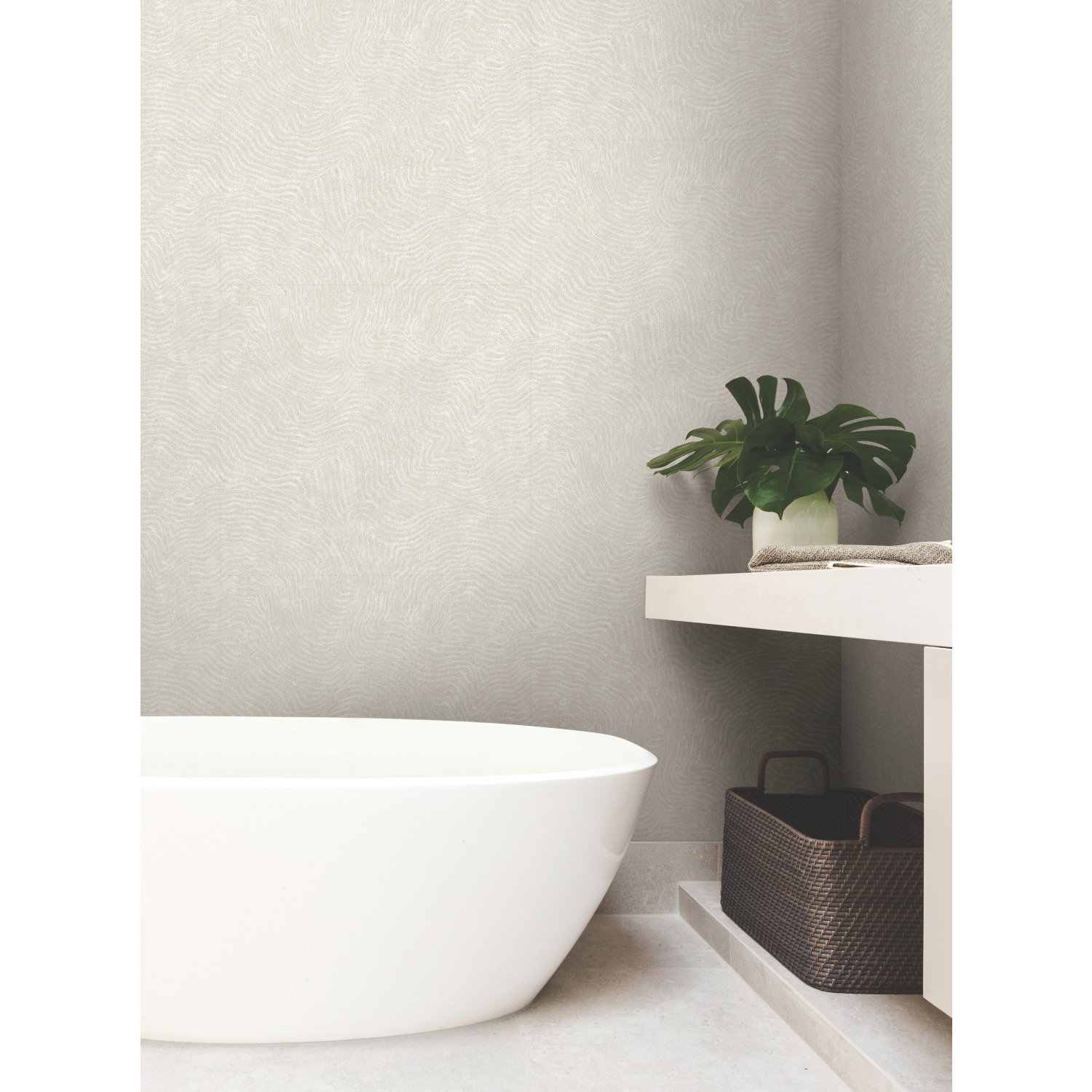 Wallpaper Roll, White
