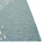 Tapis bleu turquoise tissé à la machine