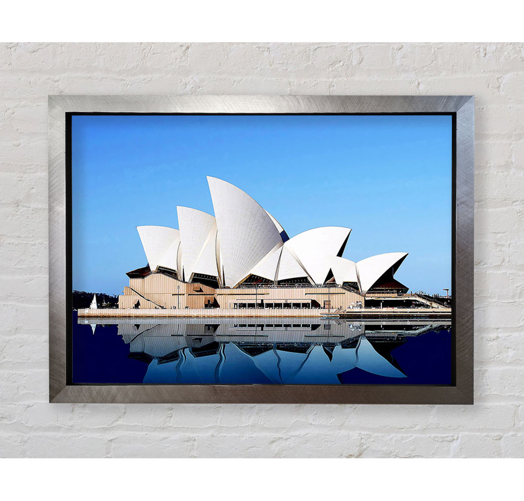 Sydney Opera House Reflections - Einzelner Bilderrahmen Kunstdrucke