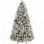 Arbre de Noël artificiel floqué
