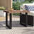 Laderrian Rectangular Outdoor Side Table , 25.75 " W 20 " D