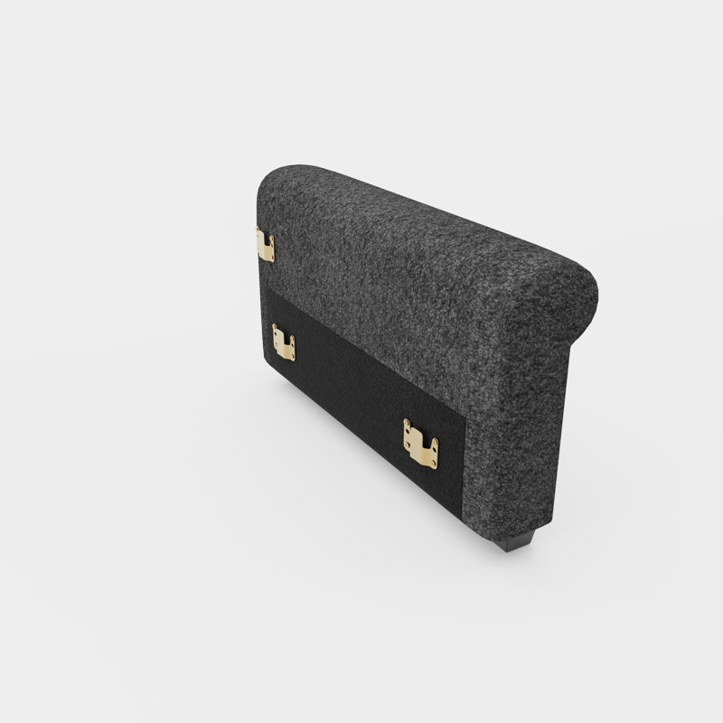 Accoudoir droit * 1, Gris / Noir