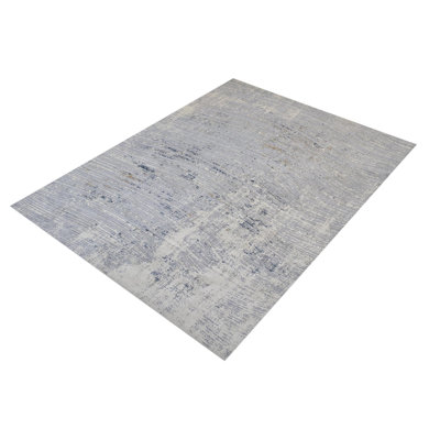 Tapis abstrait bleu clair