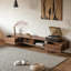 Meuble télé en bois de noyer de style rétro-110949255
