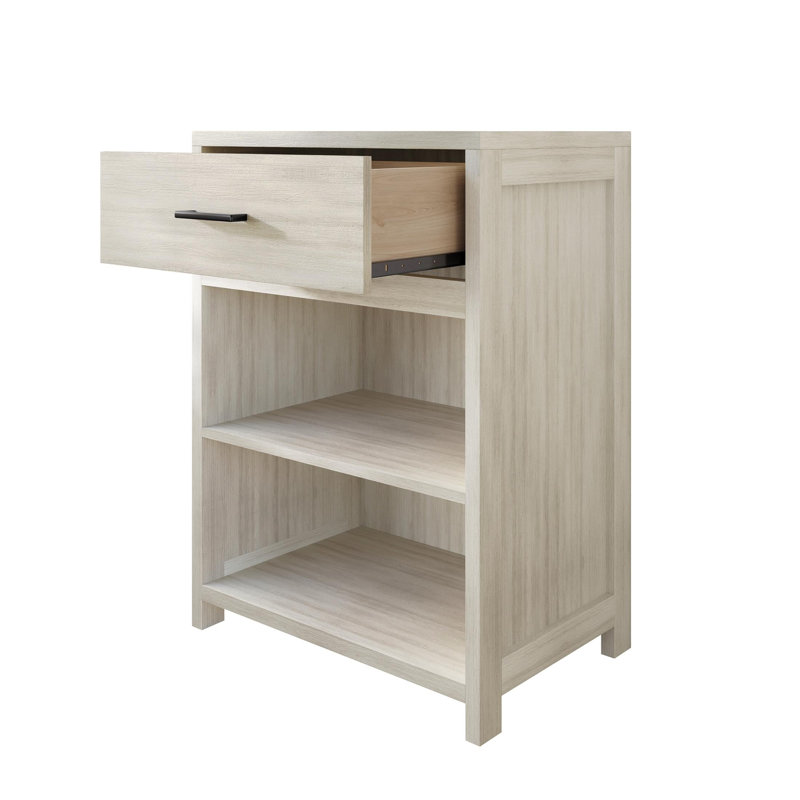 Armoire avec un tiroir en gris clair, Gris clair