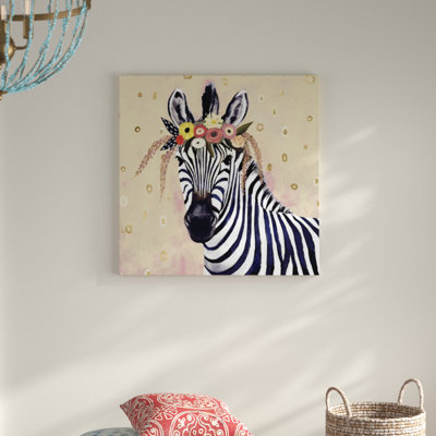 " Klimt Zebra II " Acrylic Painting