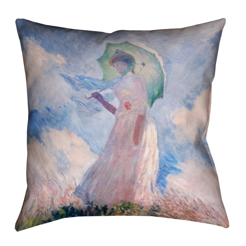Fauteuil d'invité en cuir Claude Monet, 14 po x 14 po