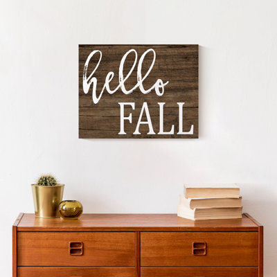 «Hello Fall», reproduction sur toile