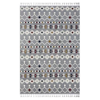 Maya Gray Moroccan Area Rug