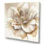 Blooming Beige Floral Design II - Art mural sur toile floral et botanique-567581783-567581779