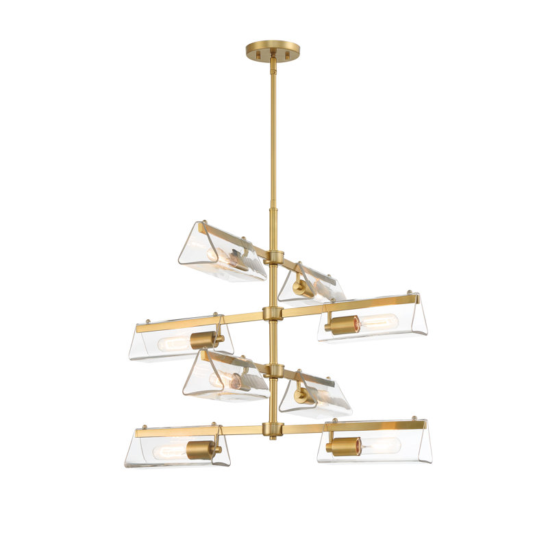 Kulthum Light Sputnik Modern Linear Chandelier, 8