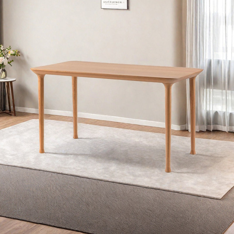 Choix simple et classique de table de salle à manger, H 29,52 po x L 70,86 po x l 35,43 po, Brun