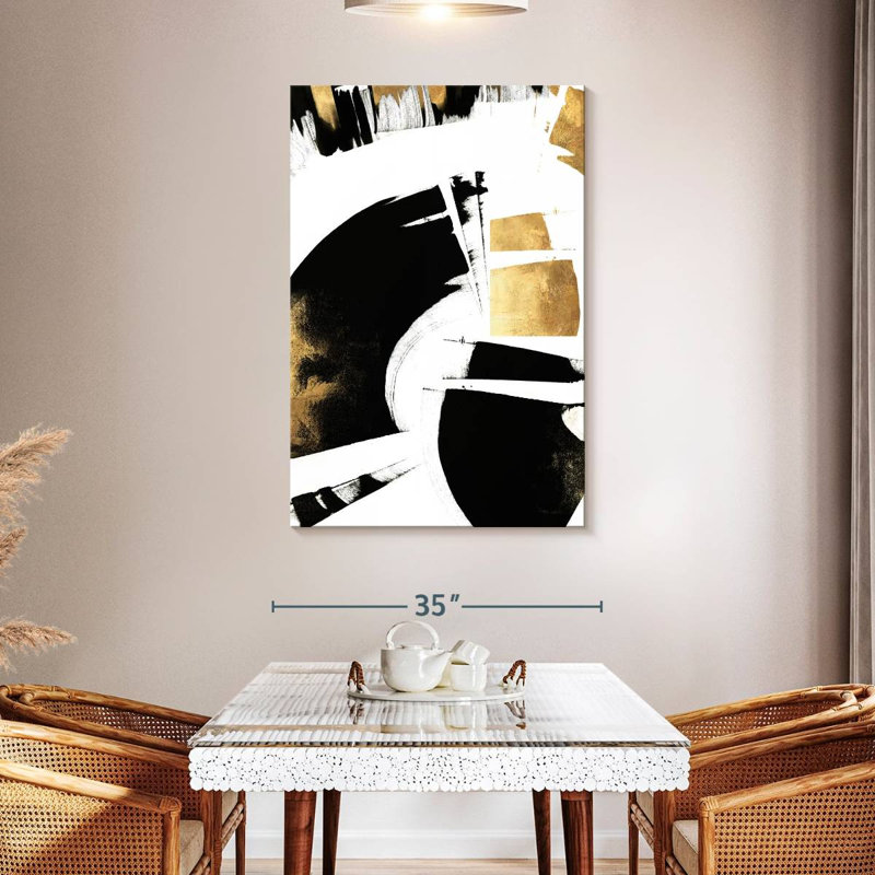 Avery Abstract Art Deco I, 48" H x 32" W