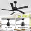 Ventilateur de plafond intérieur avec lumière et télécommande-814031641-821444182-821444177
