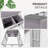 Chicken Coop Large Wooden Rabbit Hutch Indoor Outdoor with 2 Living House ANG PVC Layer for Chicken, Hutch, Ducks