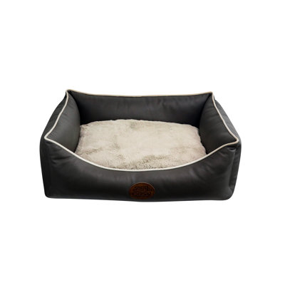 Faux Leather Pet Bed