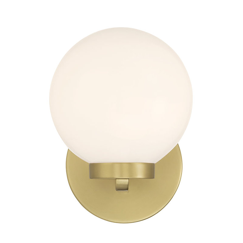 Ardeva 8" High 1-Light Wall Sconce, Brass