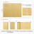 Nunlist Bamboo Polyethylene Plastic Yard/Privacy Fence-1090480682