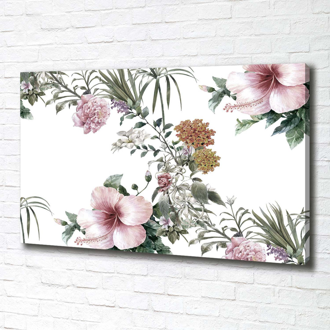 Floral Pattern - Ungerahmte Kunstdrucke auf Leinwand