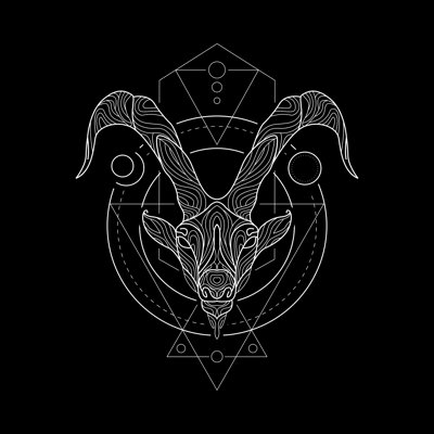 Zodiac Capricorn by Azhartz - Wrapped Canvas Print