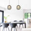 Darah - Light Matte Black Geometric Pendant-1618039794